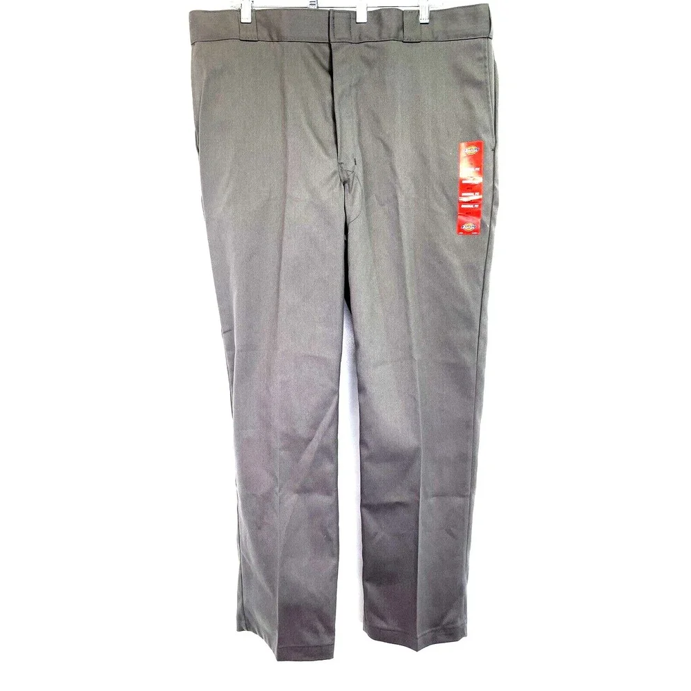 DICKIES 874 Flex Sz 40x32 Grey‎ Oringinal Fit Flat Front Work Pants (N36) NWTs